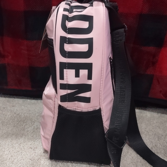 Steve Madden Pink and Black Backpack main image 4